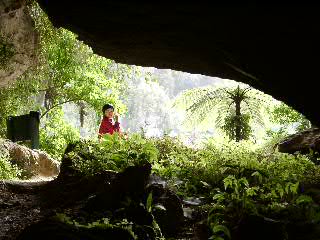 Eingang der Cave